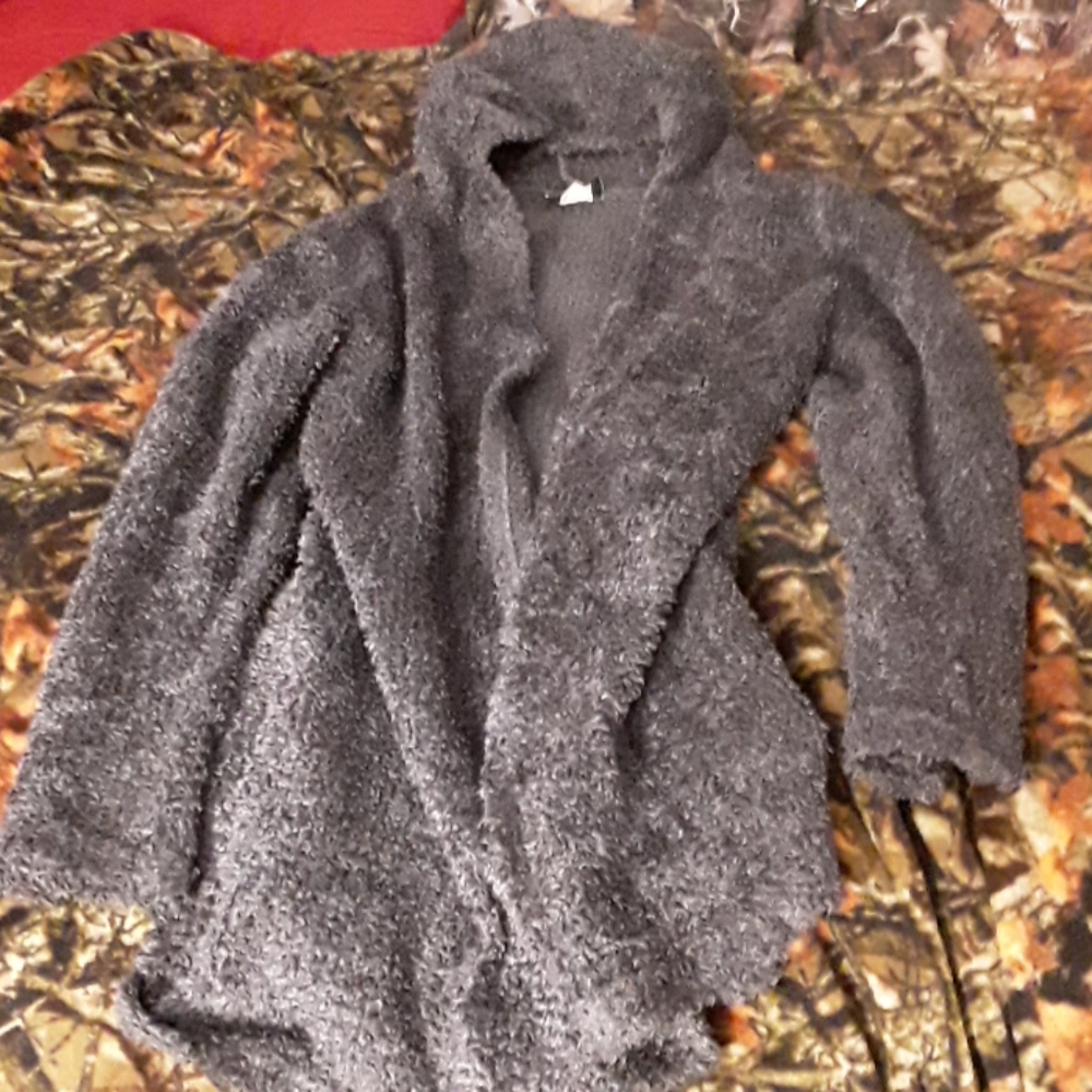 Cute fuzzy to the touch long sleeve sweater